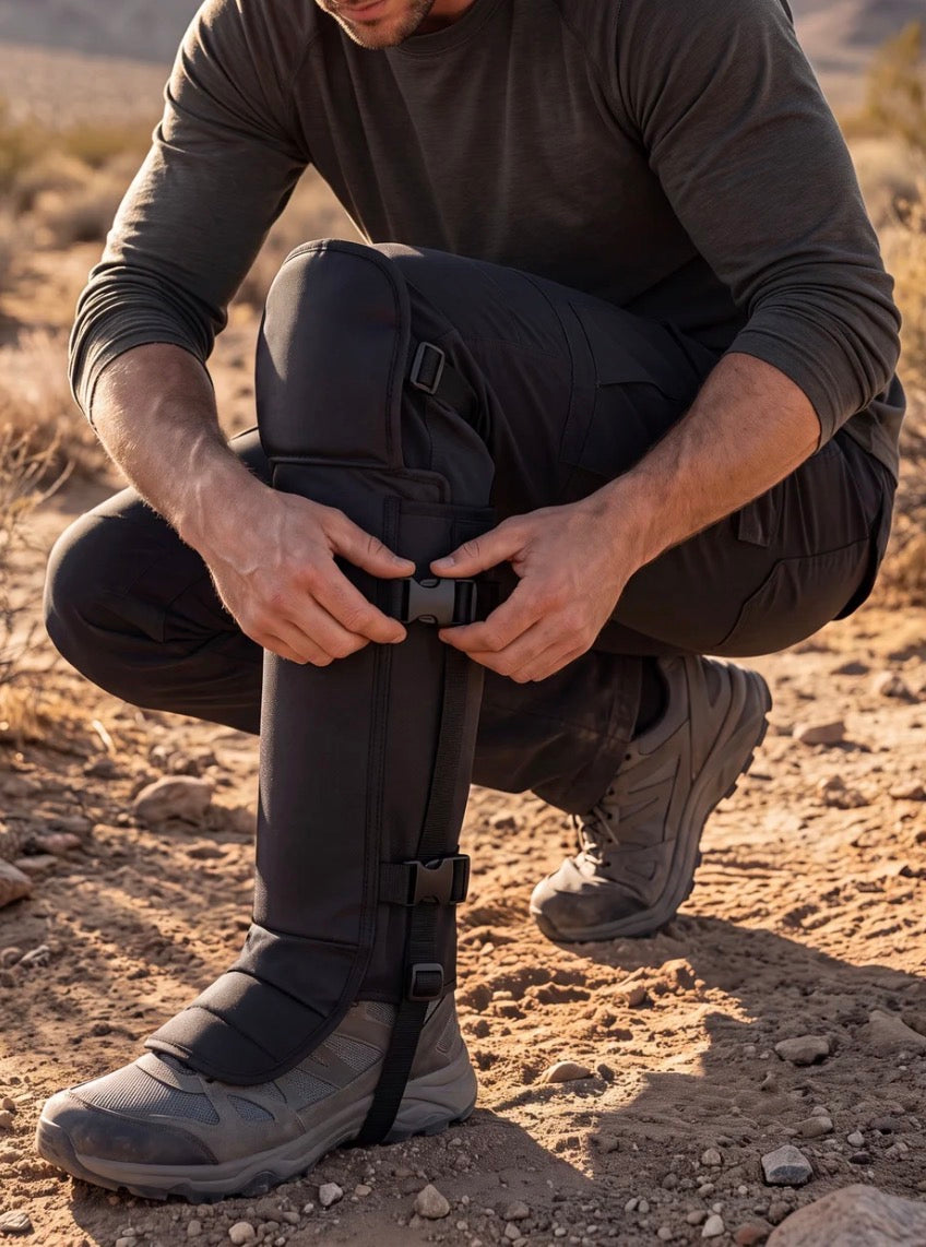 WildGuard.Gear™ – Tactical Leg Gaiters | Animal Bite, Thorn & Cactus Protection