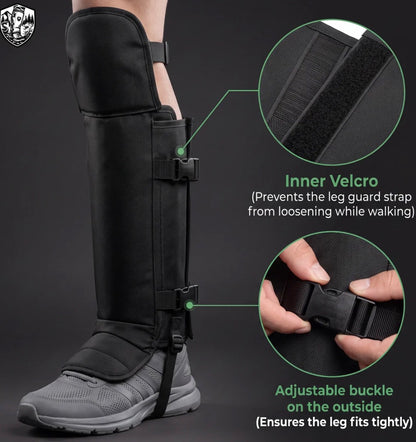 WildGuard.Gear™ – Tactical Leg Gaiters | Animal Bite, Thorn & Cactus Protection